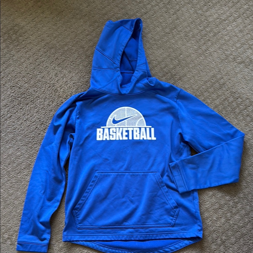 Nike Blue Basketball Hoodie